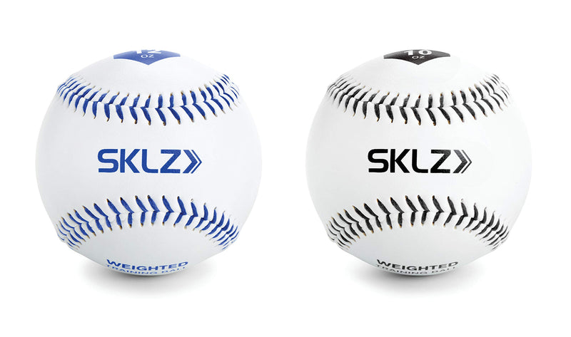 [AUSTRALIA] - SKLZ Weighted Throwing Baseballs, 2-Pack (10 Ounce and 12 Ounce) 