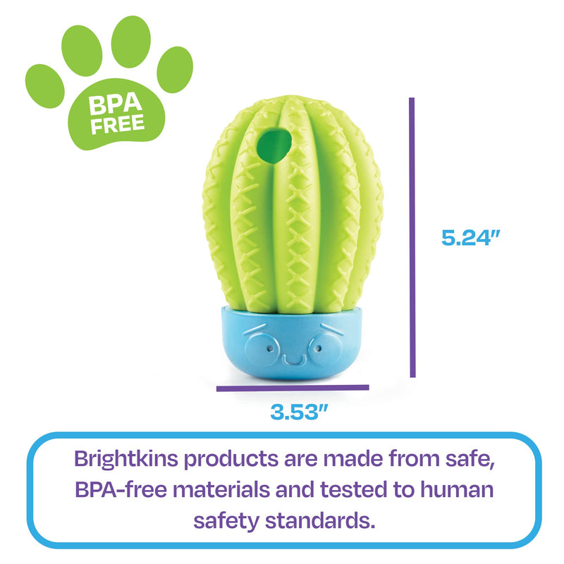 Brightkins Cactus Surprise Treat Dispenser - 1 Piece Mental Stimulation Toys for Dogs, Treat Dispenser for Dogs, Multicolor - BeesActive Australia
