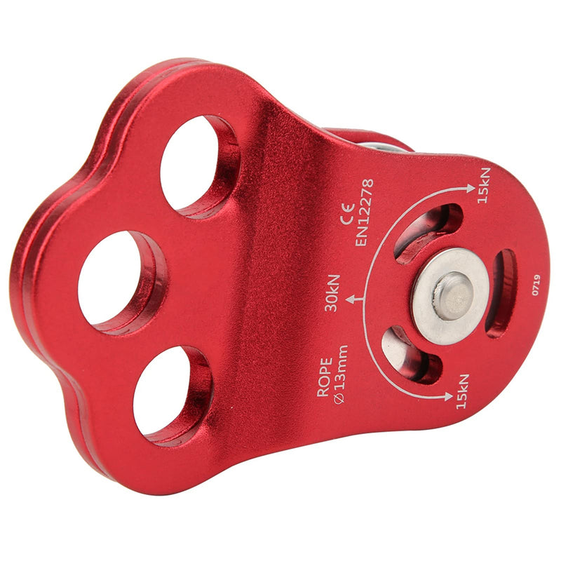 Keenso Three Hole Single Pulley, Climbing Pulley with High Strength, Outdoor Climbing Mountaineering Tool - BeesActive Australia