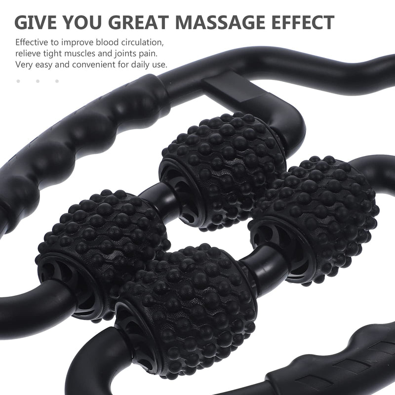 Healifty Foam Manual Roller Massager Muscle Massage Roller Massager Cellulite Roller for Neck Shoulder Legs Arms Back Muscle Pain - BeesActive Australia