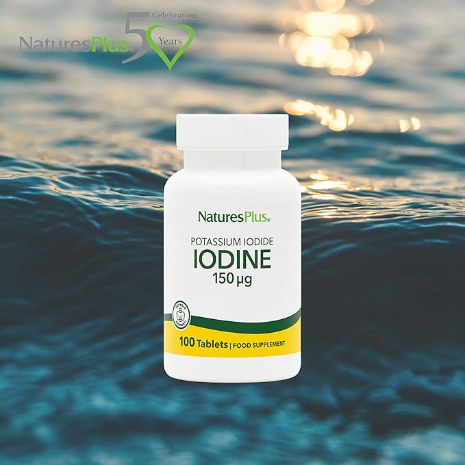 Nature's Plus - Potassium Iodine Supplement 150 mcg. 100 tablets - BeesActive Australia