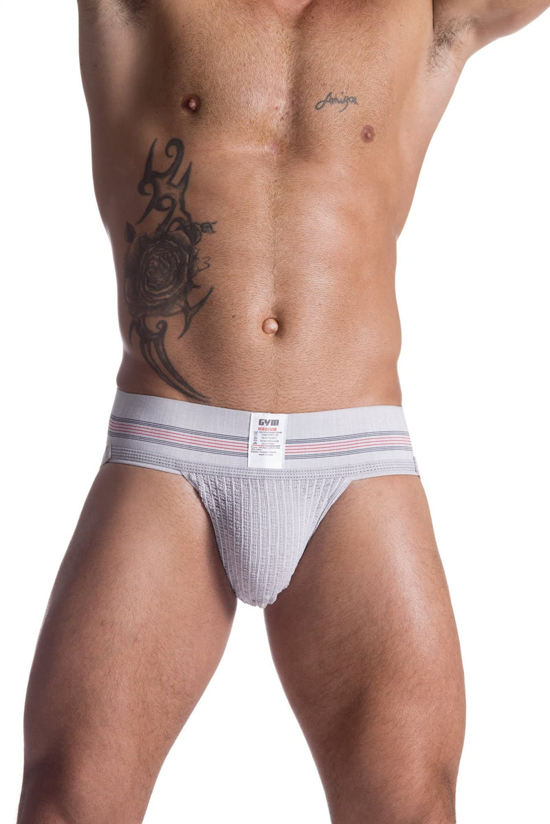 GYM mens 3" Wide Band Classic Athletic Supporter X-Large Heather Grey - BeesActive Australia