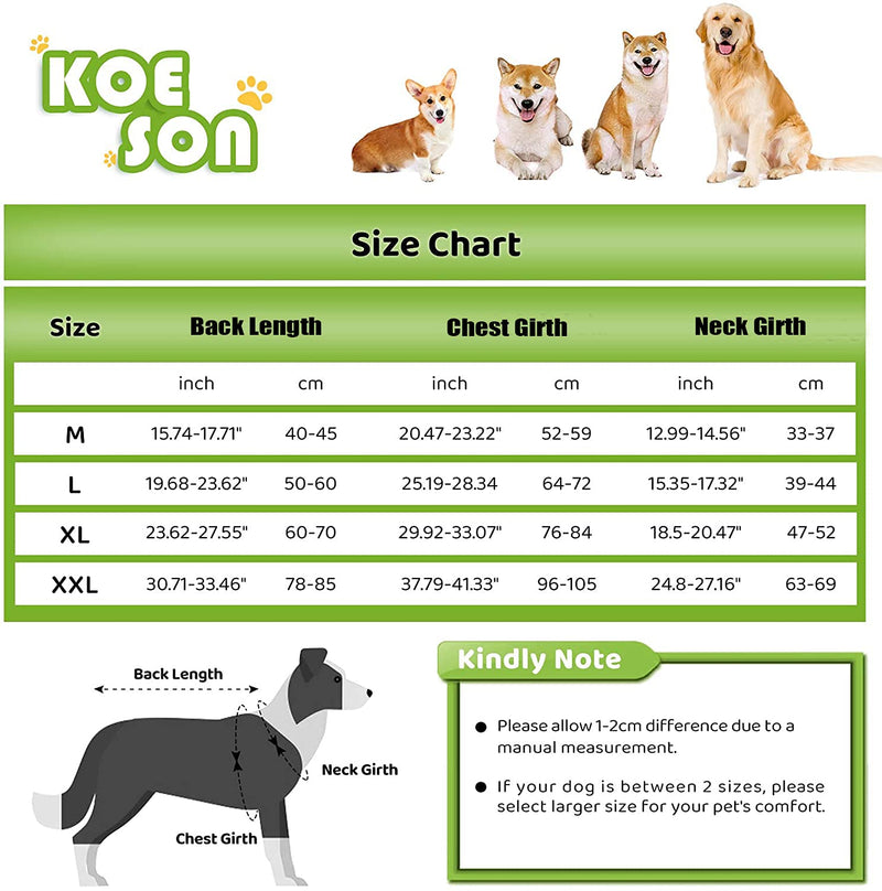 KOESON Dog Raincoat Waterproof Pet Rain Jacket, Reflective Adjustable Dog Rain Poncho Slicker with Leash Hole, Camouflage Lightweight Rainproof Hoodie Clothes for Medium Large Dogs Grey XX-Large Grey Camo - BeesActive Australia