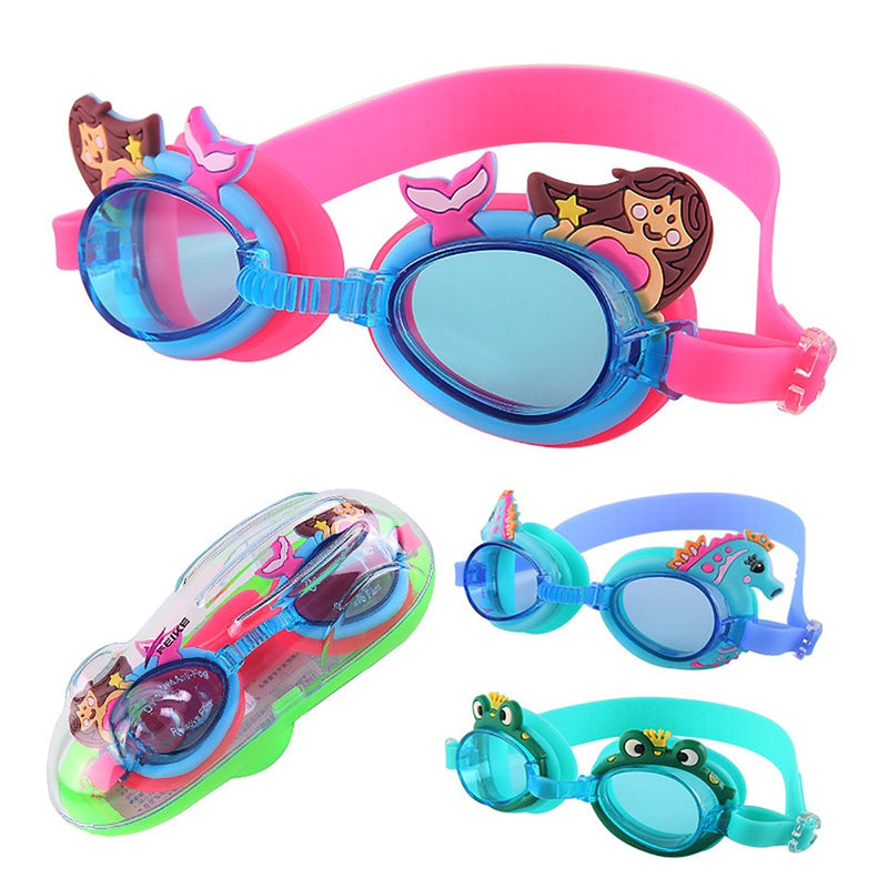 June Sports Swimming Goggles for Kids, No Leak Anti Fog UV Swim Goggles Teens Age 3-12,Extra Ear Plugs SG7 3-shark - BeesActive Australia