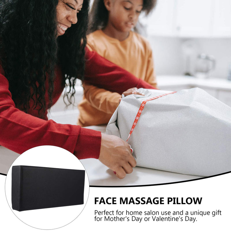 Artibetter Black Beauty Salon Nursing Pu Leather Square Pillow Cushion Massage Bed Table Head Bolster - BeesActive Australia