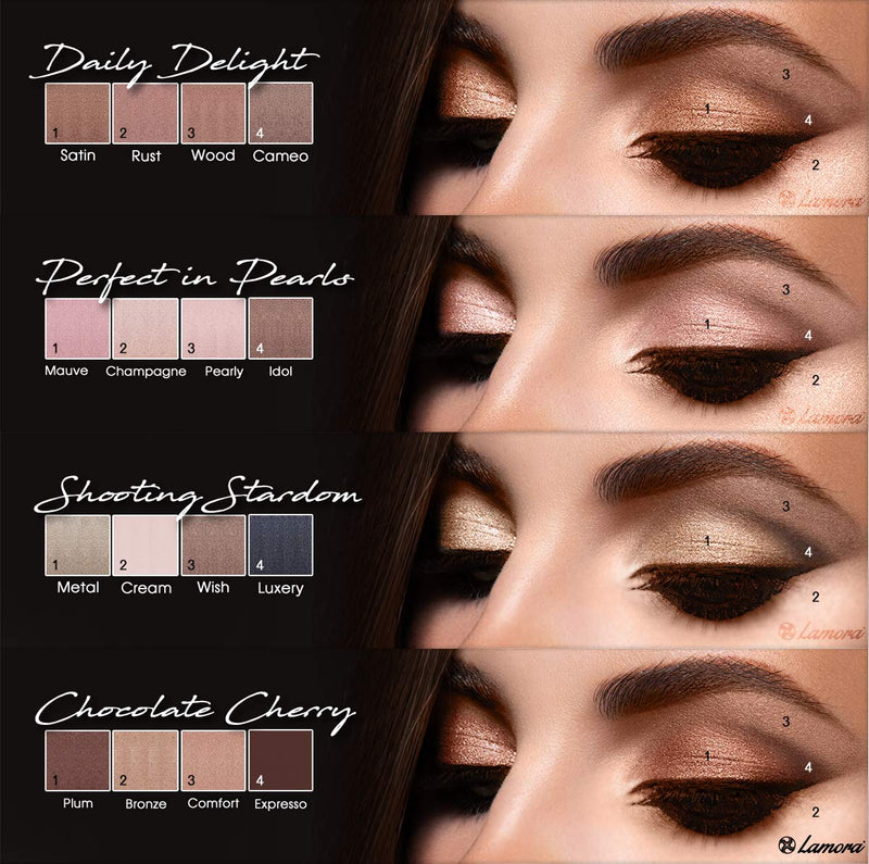 Best Pro Eyeshadow Palette Makeup - Matte Shimmer 16 Colors - Highly Pigmented - Professional Nudes Warm Natural Bronze Neutral Smoky Cosmetic Eye Shadows Nude Exposed - BeesActive Australia