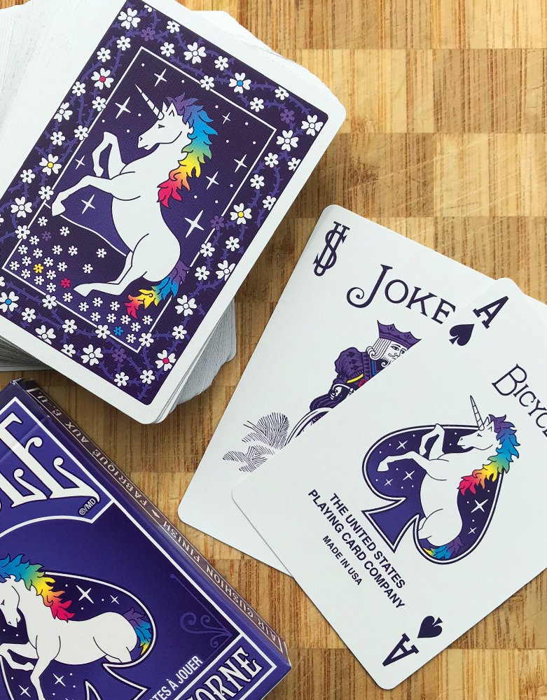 Bicycle Unicorn Playing Cards - BeesActive Australia