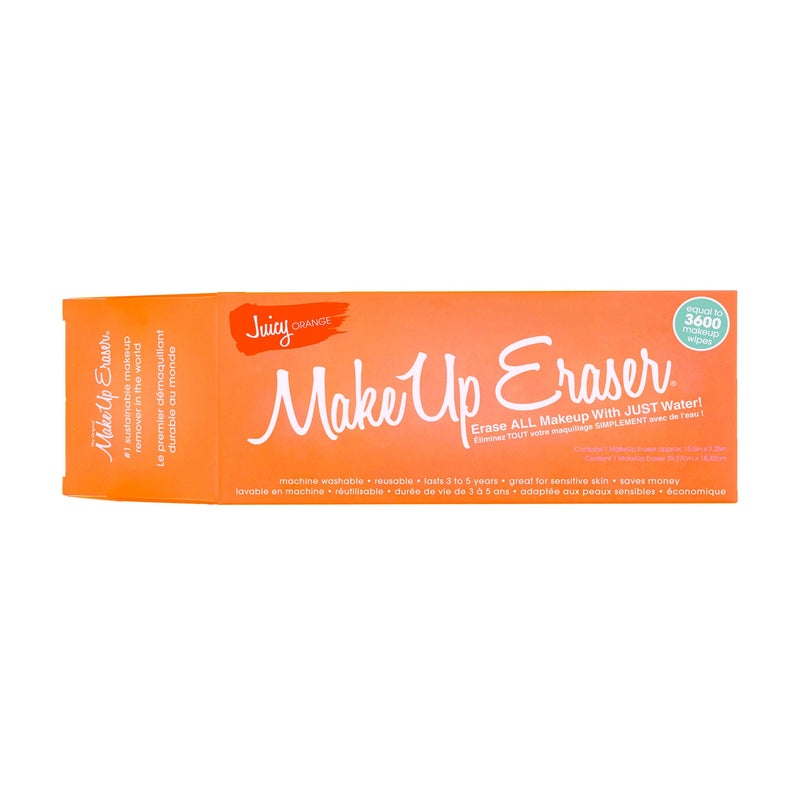 The Original MakeUp Eraser, Erase All Makeup With Just Water, Including Waterproof Mascara, Eyeliner, Foundation, Lipstick, and More Juicy Orange - BeesActive Australia