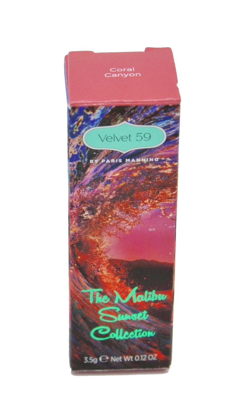 Velvet 59 the Malibu Sunset Collection Lipstick Coral Canyon - BeesActive Australia