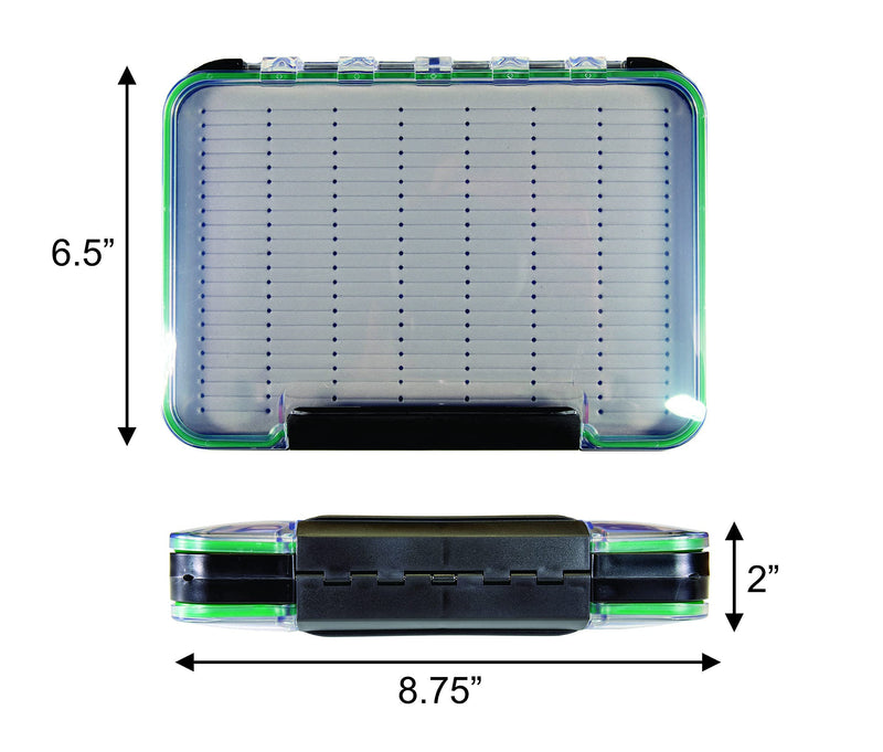 COLDWATER FLY FISHING  Double Sided Fly Fishing Box - Ice Fishing Box Durable Extra Large Watertight Case - Holds Hundreds Of Flies And Streamers - BeesActive Australia