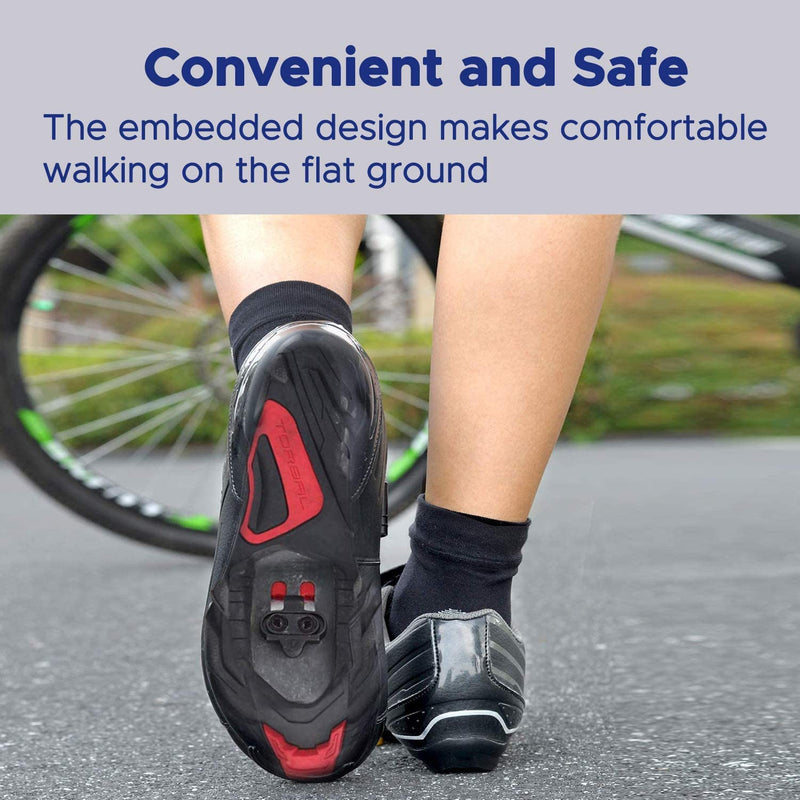 GAPVOS Bike Cleats, Durable Cycling Cleats, Bike Clips Compatible with Shimano SM-SH51 Pedals SPD Cleats for Cycling Shoes, Spin Shoes, Indoor Cycling & Mountain Bike Cleats… Black - BeesActive Australia