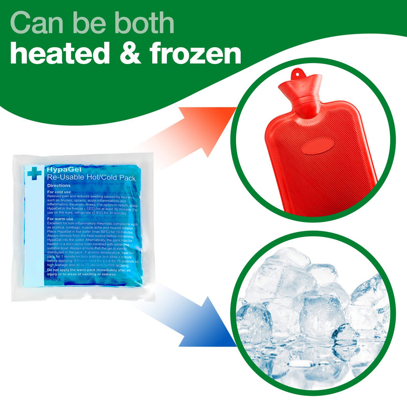 Safety First Aid Group HypaGel Hot/Cold Therapy Pack, Single Pack, Compact, 13 x 14 cm - BeesActive Australia