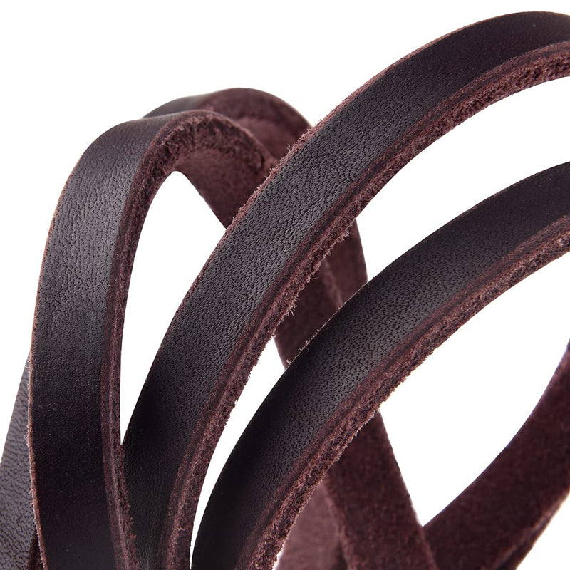 WOPOKY 4FT / 5FT / 6FT Geninue Leather Leash for Small to Medium Dogs Training and Walking - Color Black / Brown 6 FT - BeesActive Australia