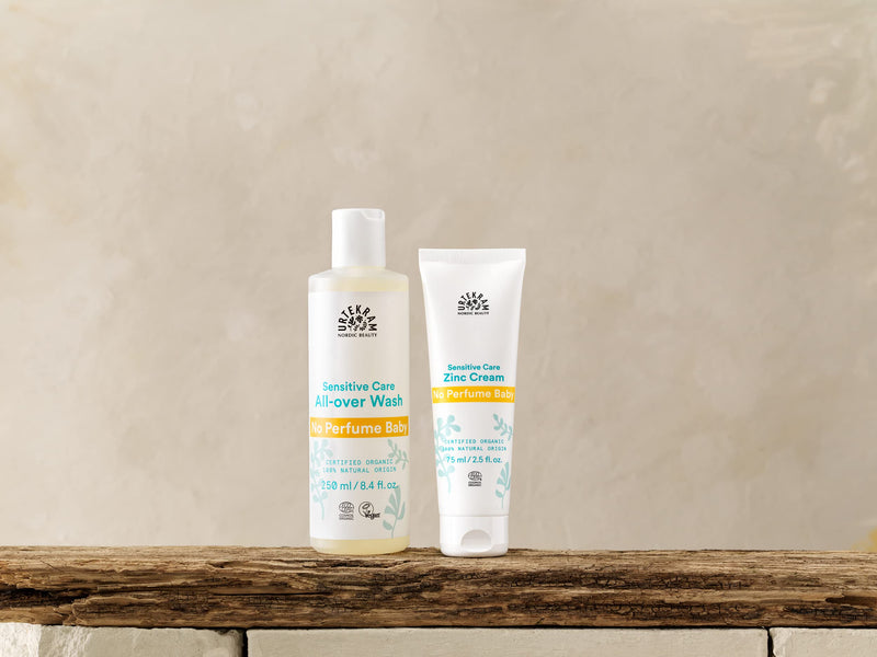 Urtekram Zinc Cream - No Perfume - Baby - Sensitive Skin - 75 ml. Vegan, Organic, Shea Butter, Natural Origin - BeesActive Australia