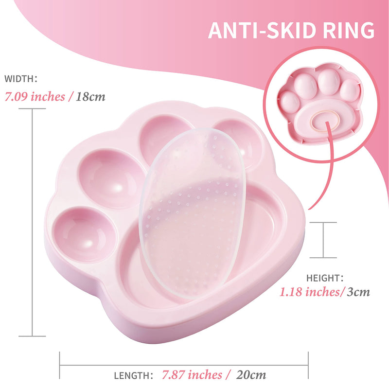 PetDreamHouse PAW Slow Feeder Interactive Bowl Baby Pink Slow Feeder & Lick Pad Mini - BeesActive Australia