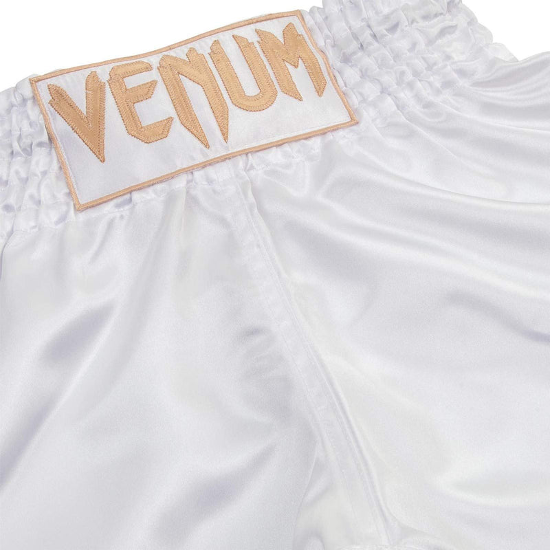 [AUSTRALIA] - Venum Muay Thai Shorts Classic - White/Gold - L 
