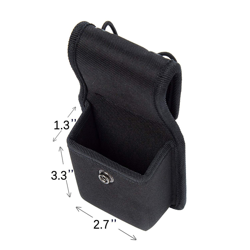 [AUSTRALIA] - Universal Radio Case Two Way Radio Holder Universal Pouch for Walkie Talkies Nylon Holster for Motorola Kenwood Icom HYT Arcshell baofeng UV5R UV82 888S F8HP Retevis H777 (1 Pack) 1 pack 