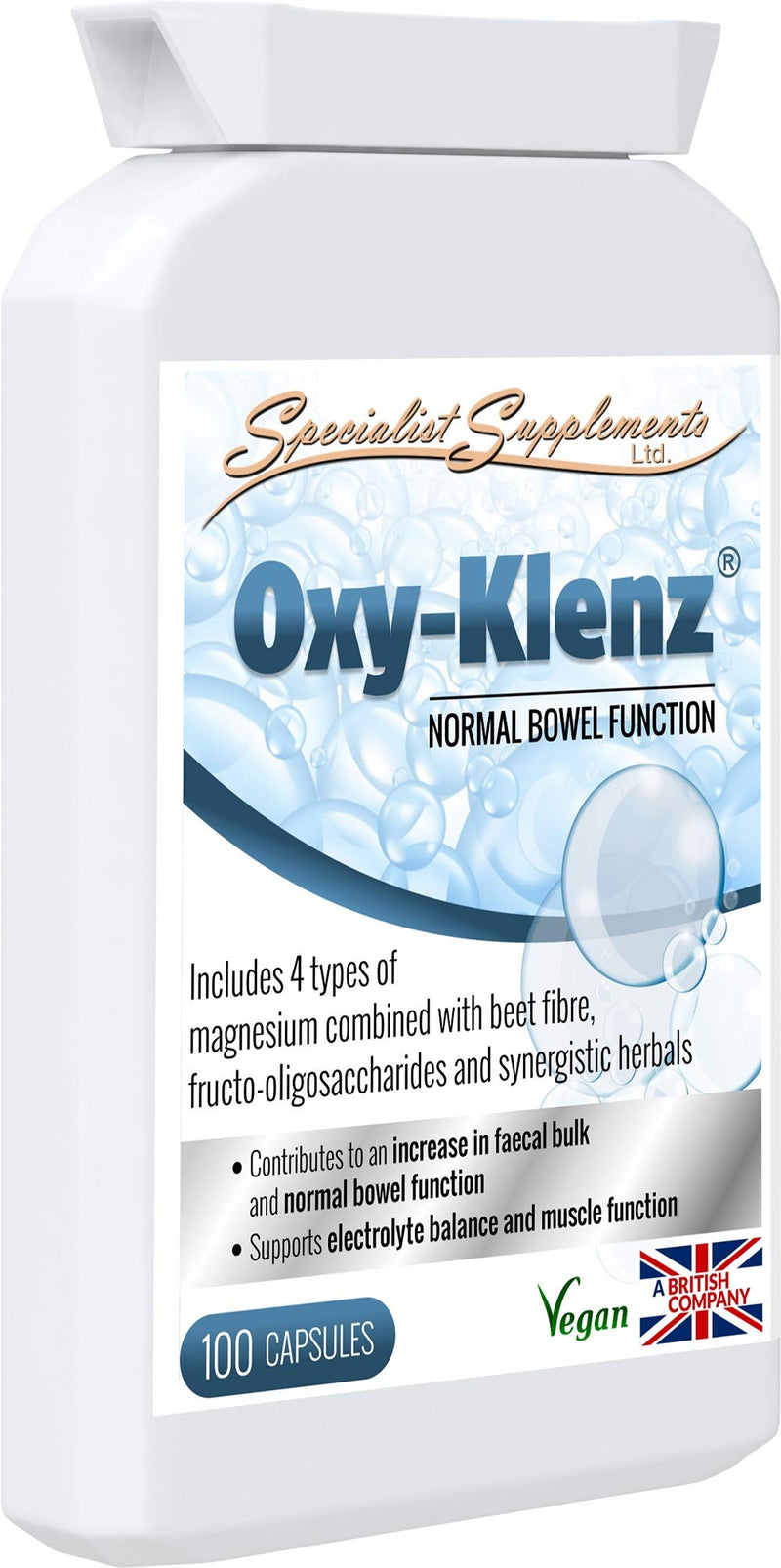 Specialist Supplements Oxy-Klenz Healthy Bowel Function 100 Capsules (Pack of 2) - BeesActive Australia