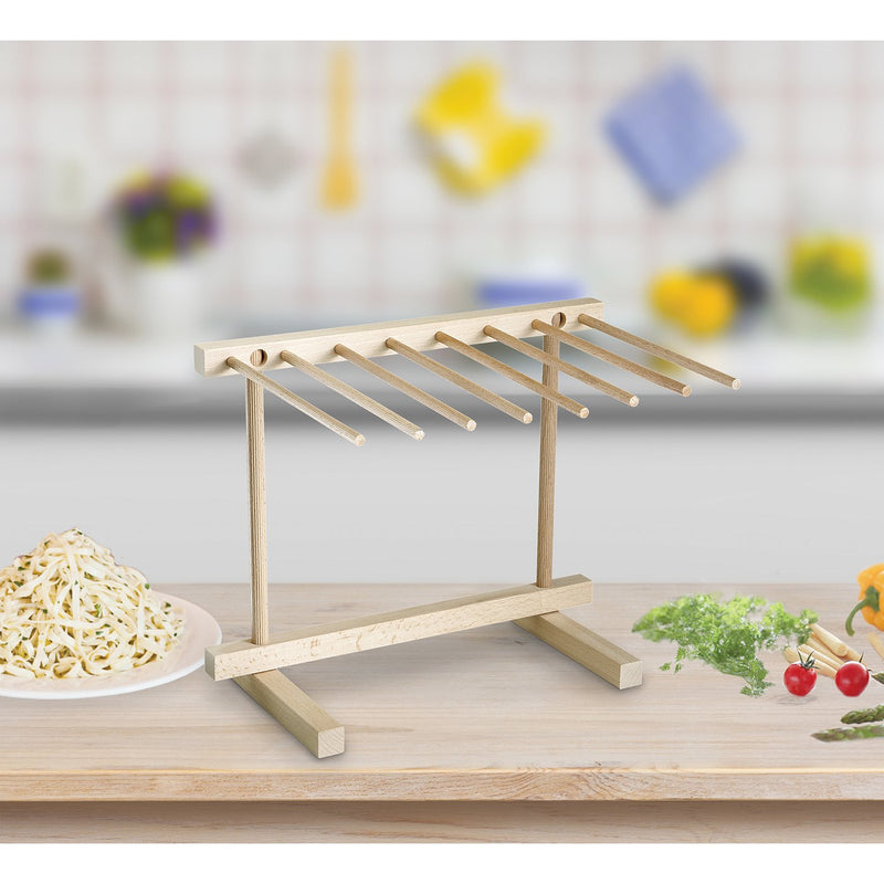 Fantes Collapsible Pasta and Noodle Drying Rack, Made in Italy, Natural Beechwood, 13.375 x 11.5-Inches, The Italian Market Original since 1906 - BeesActive Australia