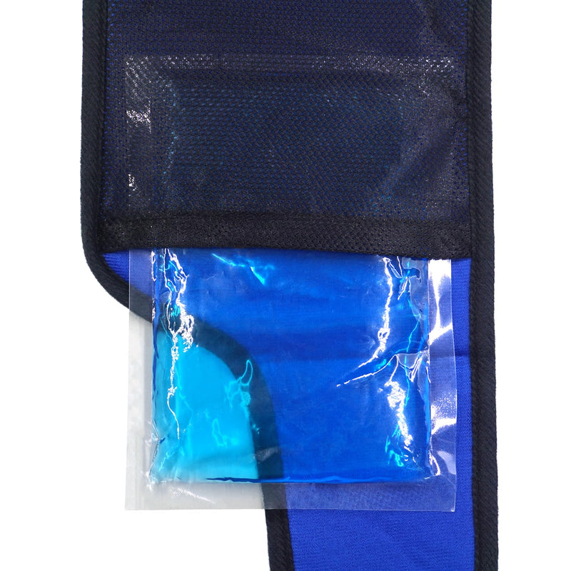 Knee Ice Pack Wrap for Knees Replacement Surgery Reusable Hot Cold Packs for Sports Injuries, 2 Gel Ice Packs & Adjustable Knee Ice Wrap, Hot Cold Compress Therapy Pack for Knee Pain 3 Count (Pack of 1) - BeesActive Australia