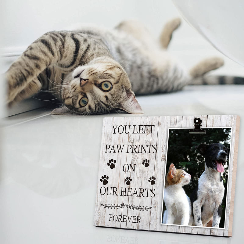 Pet Picture Frame Cat or Dog Frame 4x6 Memorial Pet Loss Picture Frame 3 - BeesActive Australia