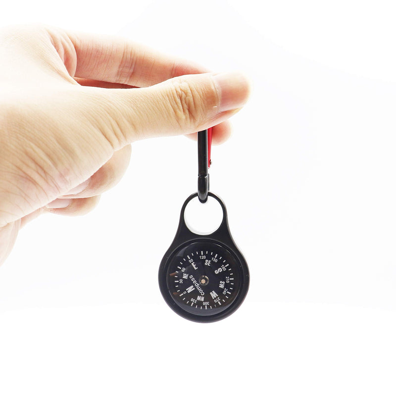 DETUCK Compass Keychain Portable Metal Survival Compass for Hiking Camping Outdoors - BeesActive Australia
