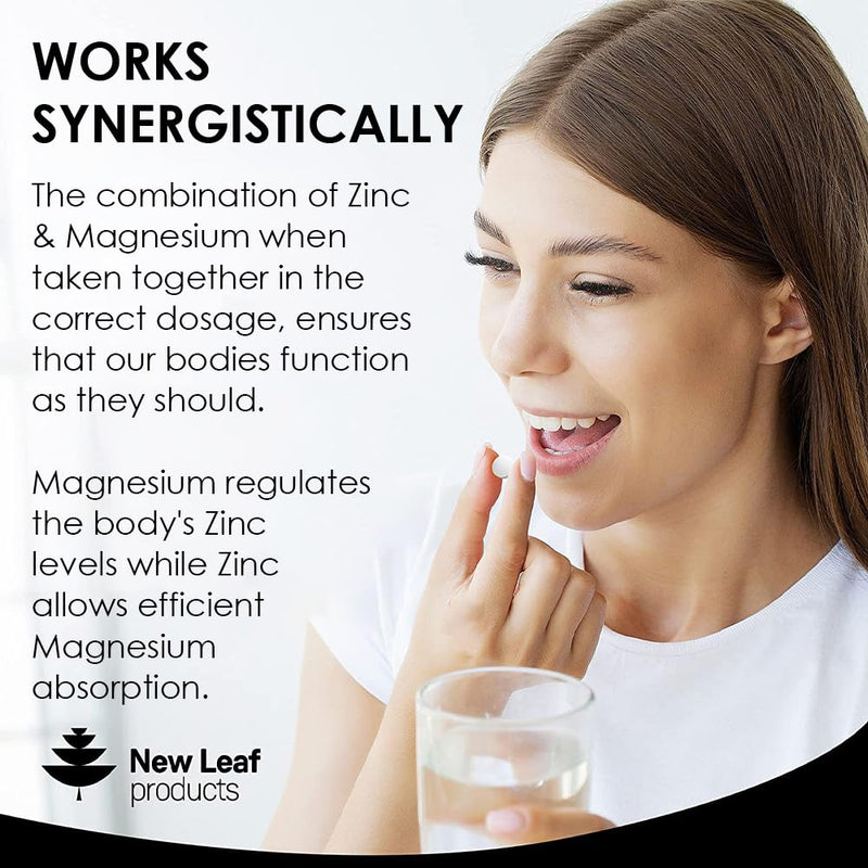 Magnesium Supplements 516mg - 120 Magnesium Tablets Supports Muscle Bone Health, Energy - High Strength Magnesium and Zinc Supplements Easy to Swallow Sleep Supplement (not Capsules) Vegan, UK Made 120 Count (Pack of 1) - BeesActive Australia