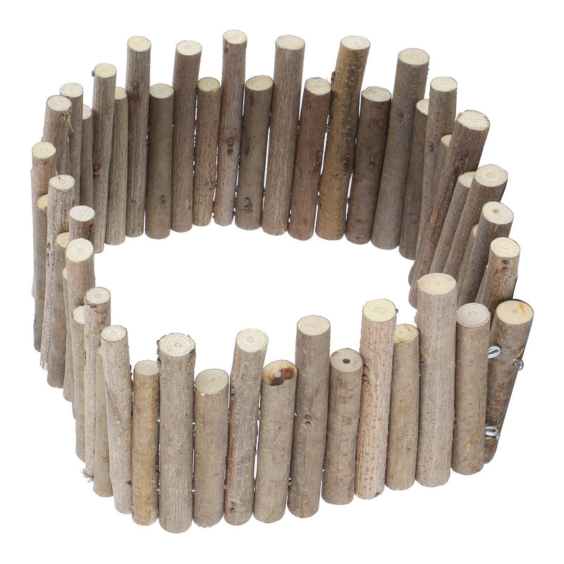 Hamster Wooden Bridge, Flexible Wood Hideout, Door Fence, Standing Climbing Platform Basket Accessories for, Mice, Gerbil, Chinchilla Chew Toys Decor 30CM - BeesActive Australia
