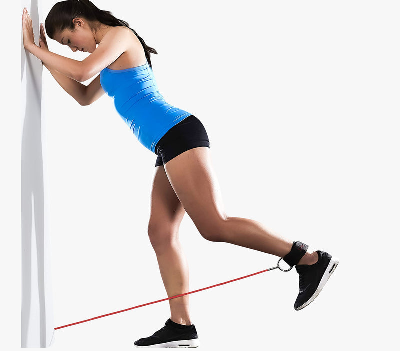 VPX Ankle Wrist Straps For Cable Machines & Resistance Bands | Adjustable Padded Neoprene Heavy Duty Rings | Exercise Cuff Attachment | Home, Gym, Fitness, Hips, Glute, Legs, Arms, Abs, Men, & Women - BeesActive Australia