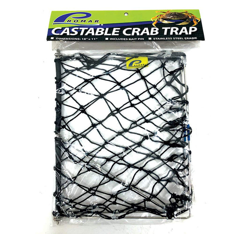 Promar Folding Crab Trap, Black, 18" x 11" - BeesActive Australia