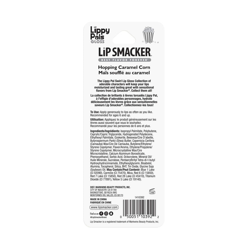 Lip Smacker Lippy pal swirl lip gloss, Bunny - Hopping Caramel Corn, 0.14 Ounce - BeesActive Australia