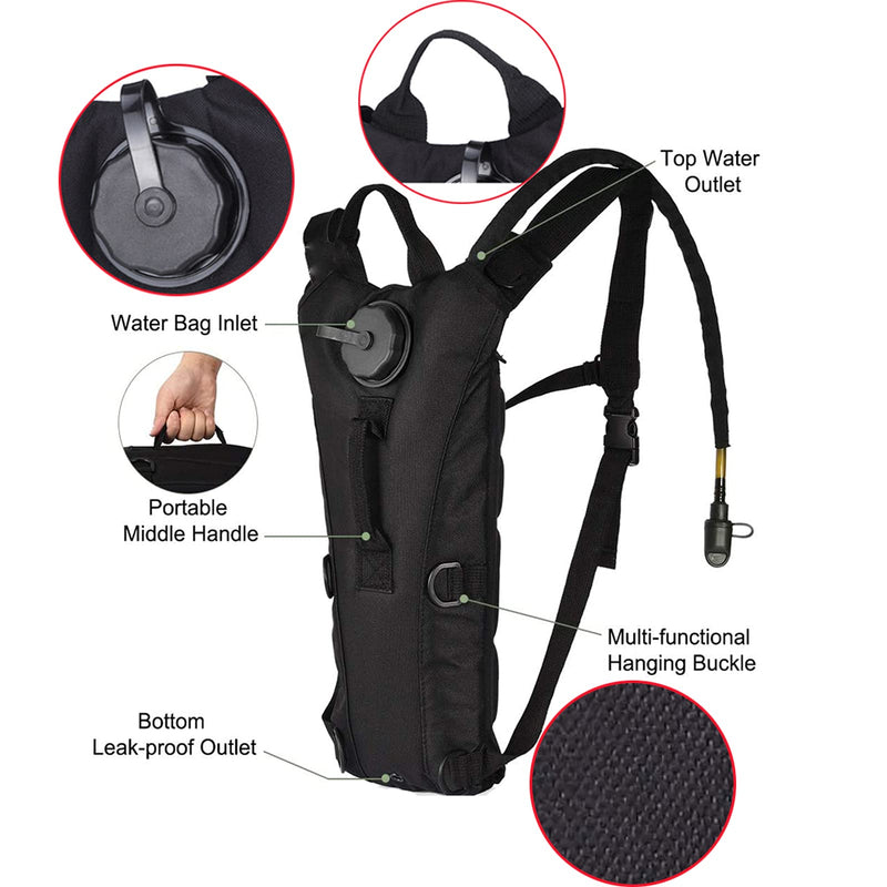 3L Lightweight Hydration Pack Water bladder outdoor backpack for mountaineering, hiking, cycling, rock climbing and other outdoor sports, rock climbing, running and other outdoor sports, Gifts for Dad - BeesActive Australia