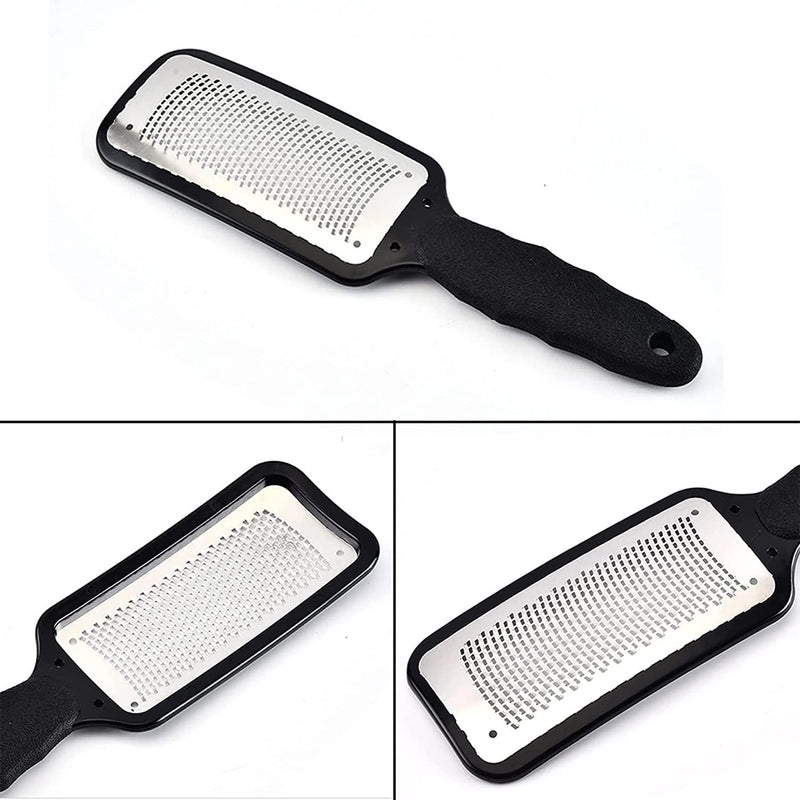 Foot Rasp Hard Skin Remover, Dead Skin Remover for Feet, Pedicure Foot File Make Foot Beauty Extra Smooth, Foot Scrub Foot Exfoliator for Corn Removal, Feet Care Callous Removers for Feet (1 Black) 1 Black - BeesActive Australia