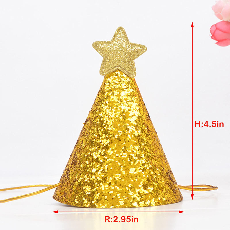 AAAMN 3 Pcs Pet Birthday Hat for Dog and Cat Party Decoration Accessories,Cat and Small Dogs Headband Hats Charms Grooming Accessories Headwear - BeesActive Australia