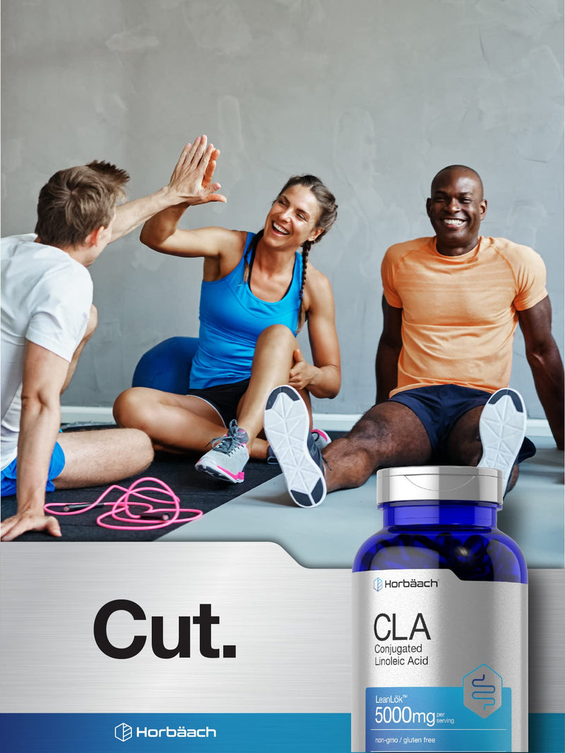 CLA Supplement | 300 Softgel Pills | Maximum Potency | Conjugated Lineolic Acid from Safflower Oil | Non-GMO, Gluten Free | by Horbaach - BeesActive Australia