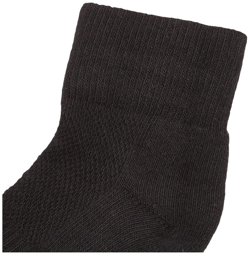 No Nonsense Women's Mesh Ankle Socks, Cushioned 4-10 Black - 9 Pair Pack - BeesActive Australia