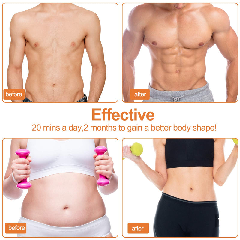 SPORTLIMIT Muscle Toner, USB Rechargeable Gear for Abdomen/Arm/Leg,Workout Equipment for Men Women,10 pcs Free Gel Pads - BeesActive Australia