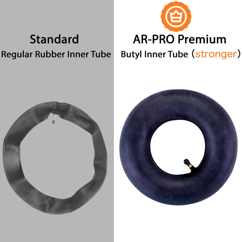 AR-PRO (2 PACK) 2.80/2.50-4 Inner Tube for Hand Trucks, Utility Cart, Lawn Mowers, Wheelbarrows, Dollys, Scooters, Replacement 2.80-4 2.50-4 Tire Inner Tube with TR87 Bent Valve Stem 2.50/2.80-4 - BeesActive Australia