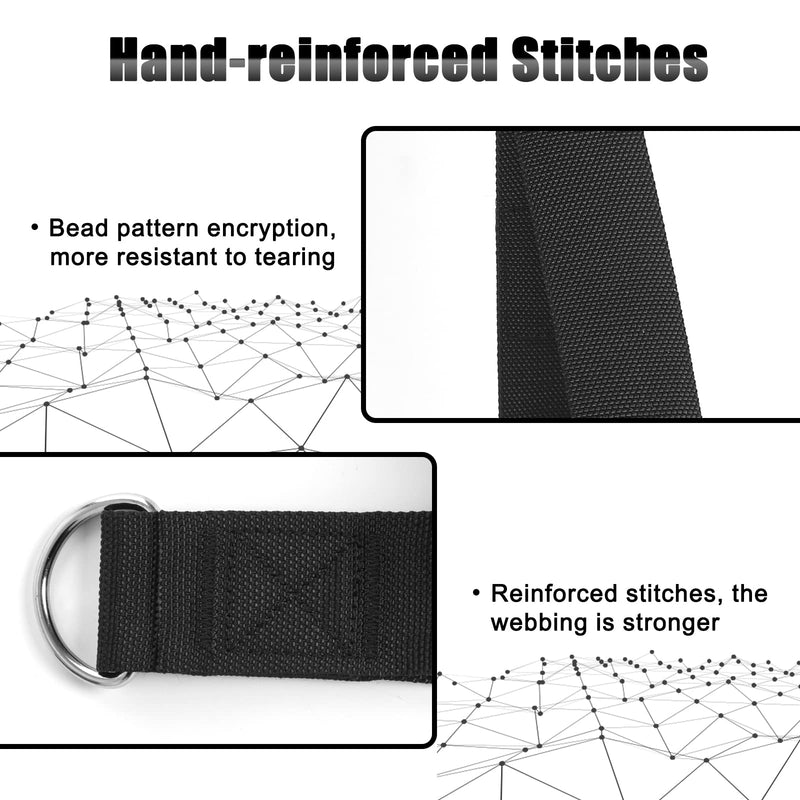 Pixel Panda Upgraded Resistance Bands with Handles up to 600lb, Comfortable Sturdy D Handle Cable Attachment, Cable Machine Attachments for Bowflex, Pulleys LAT Pulldown System, Home Gym Equipment - BeesActive Australia