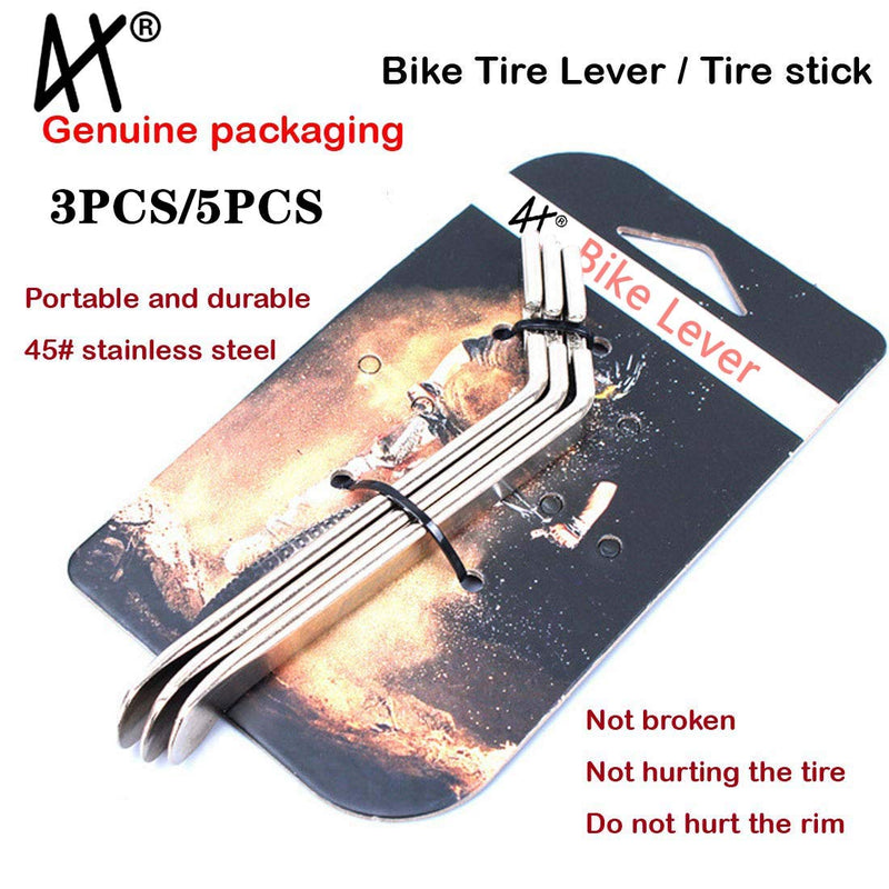 Tragoods Premium Bicycle Tire Lever Tyre Spoon Iron Changing Tool, Bike Tire Levers Premium Stainless Steel Levers to Repair Bike Tube, Best Tire Changing Tool, Set of 3 - BeesActive Australia
