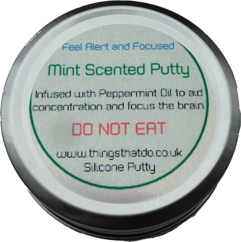 Dr Clever TM Stress Putty | Sensory Relief | Fidget Toy | Relax and Concentrate | Mint Scented 20g tin - BeesActive Australia