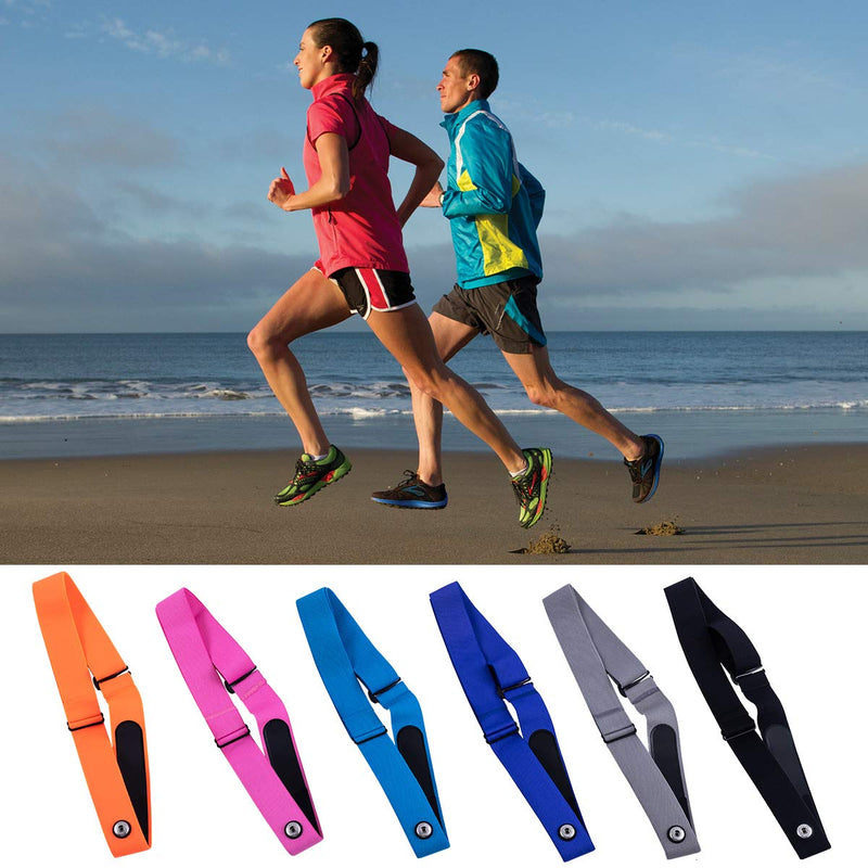 Heart Rate Monitor Soft Strap Orange Medium - BeesActive Australia