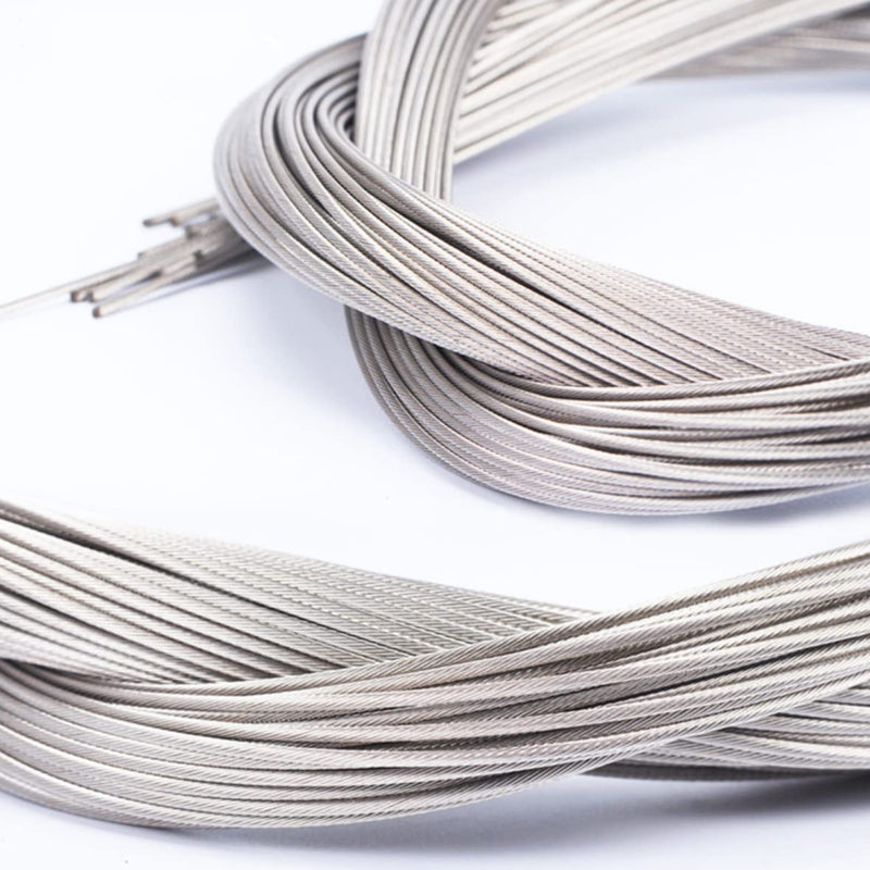 10 Pcs Shifter Cables Derailleur Cable Shifter Cable Bike 2M Length Replaceable Bicycle Shift Cable Derailleur Cables Stainless Steel MTB Shifter Cable Set - BeesActive Australia