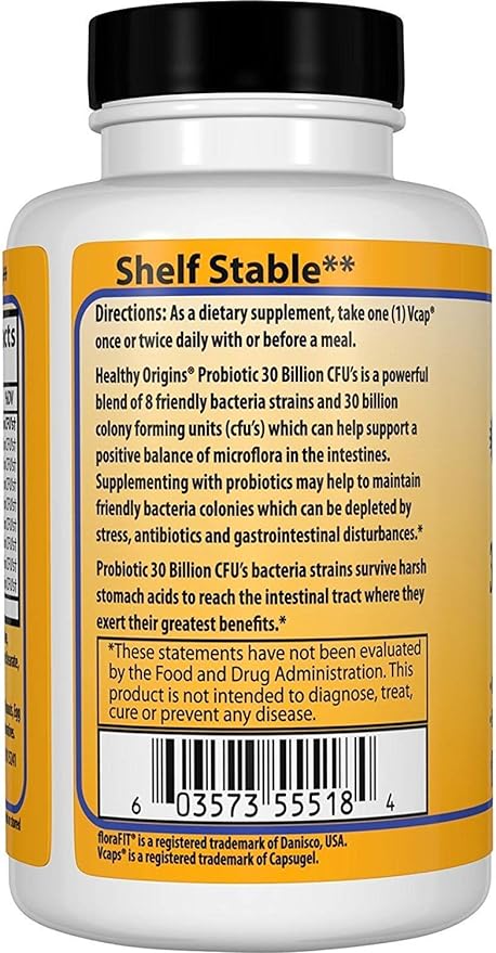 Healthy Origins Probiotic 30 Billion CFU 150 Veggie Capsules [Overseas Direct] [Parallel Import] - BeesActive Australia