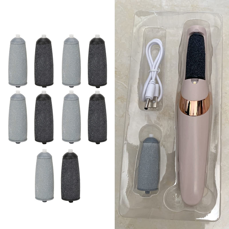 10 Pcs Foot Callus Remover Replacement Roller Head, Electric Foot Callus Remover Replacement Grind Head Accessory - BeesActive Australia