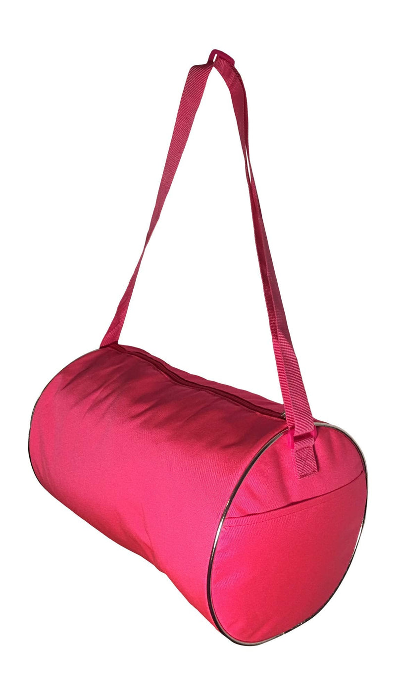 Dance Duffel Bag Multicolored Dance Print (Fuchsia) Fuchsia 13" - BeesActive Australia