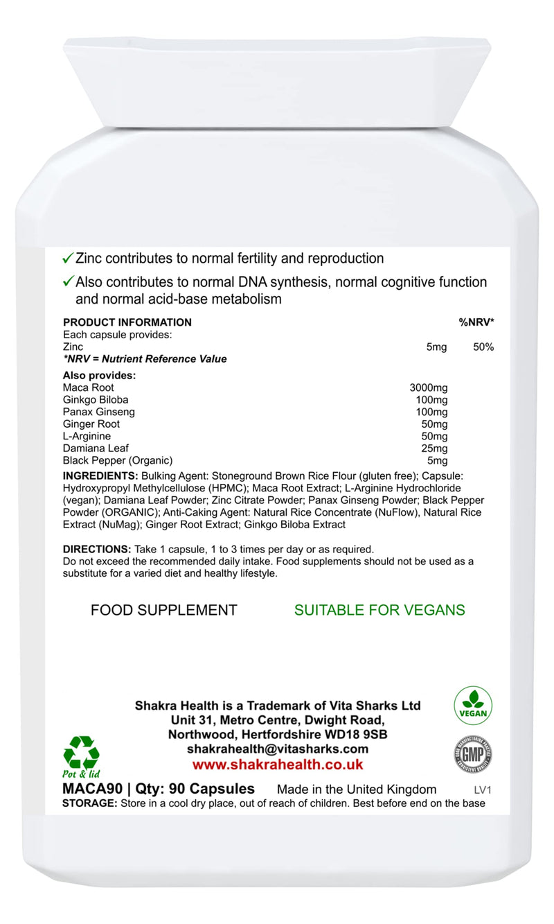 Heartbeat of Love: Maca Complex. Relieve Premenstrual Syndrome, Increase Intimate, Drive, Energy, Stamina for Men & Women | Shakra Health - BeesActive Australia
