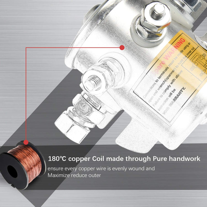 MaySpare 36 Volt Continuous Duty Solenoid, EZGO Electric Golf Car Relay #70 Series Relay Replaces E-Z-Go Electric Golf Cart 27855G01, 11761G1, 27855G02, 31680G1, 3016 - BeesActive Australia