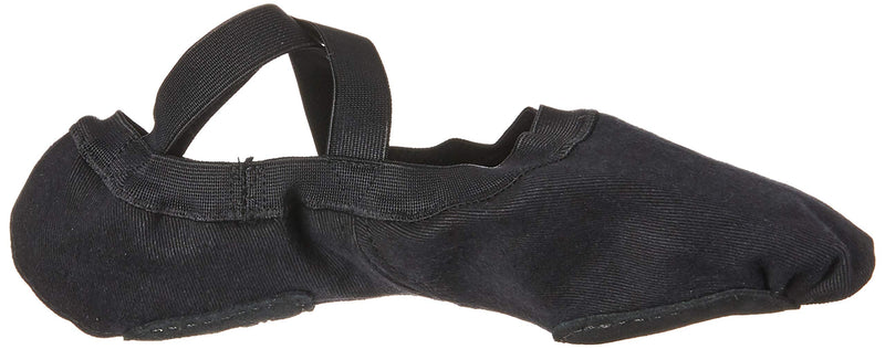 [AUSTRALIA] - Bloch Men's Dance Synchrony Split Sole Stretch Canvas Ballet Slipper/Shoe, Black, 11 D US 