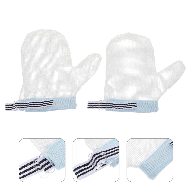 Beavorty 1 Pair Finger Sucking Stop Gloves Baby Thumb Gloves Sucking Stop Infant Finger Guard Sucking Treatment Breathable Finger Gloves M - BeesActive Australia